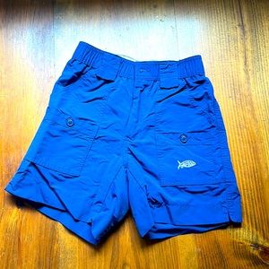AFTCO Boys Navy 10/12 Shorts